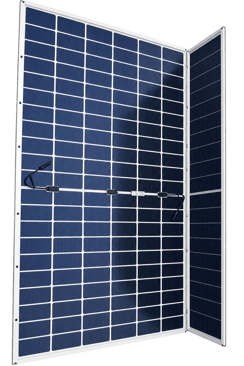 Solar Panel · Silver Frame, front view